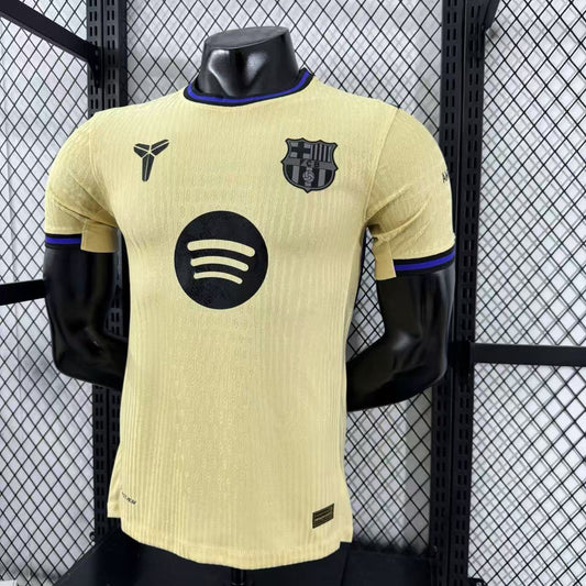 Camisa Barcelona II 2025 Jogador Masculina - Dourada
