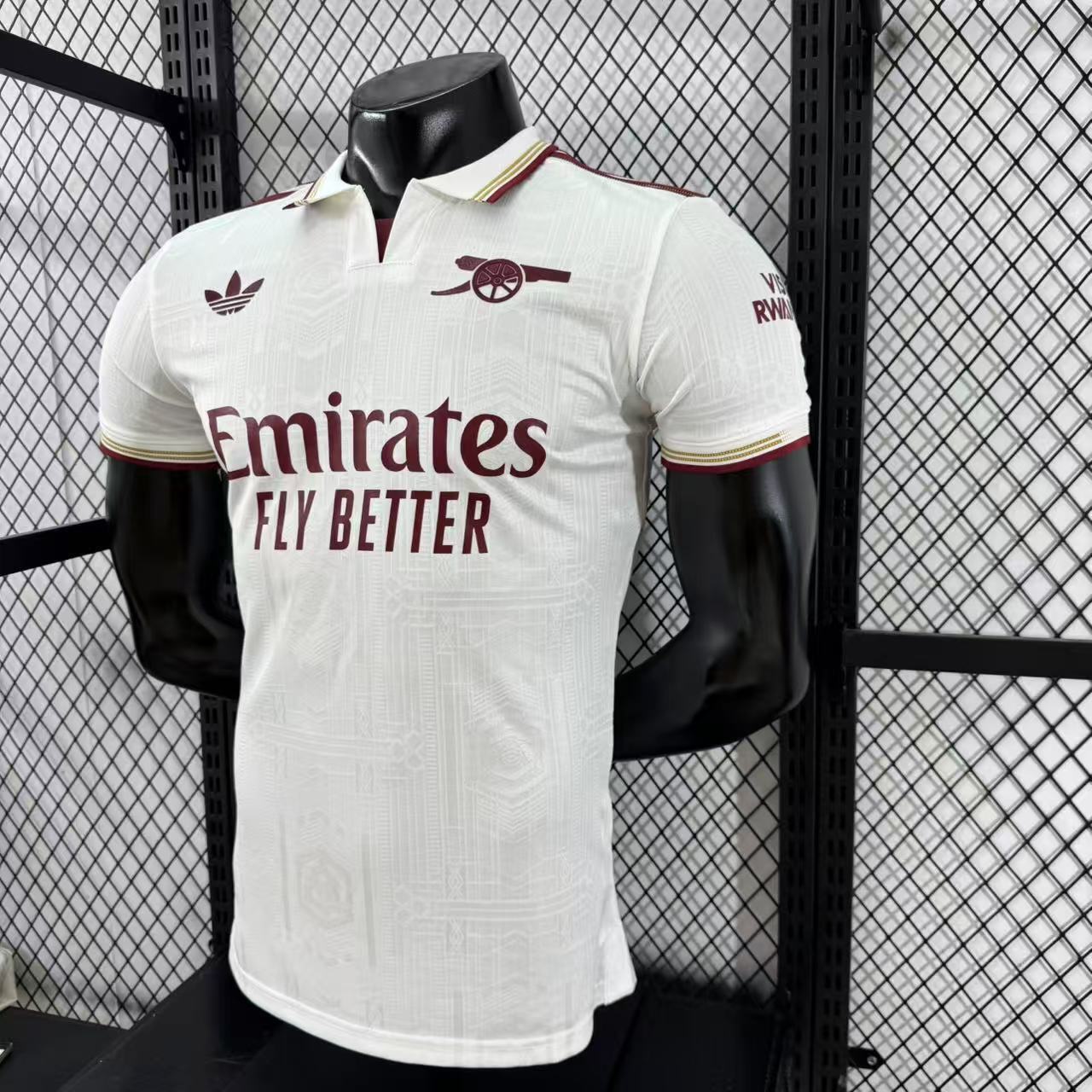 Camisa Arsenal 2025/26 - Jogador Masculina - Branca