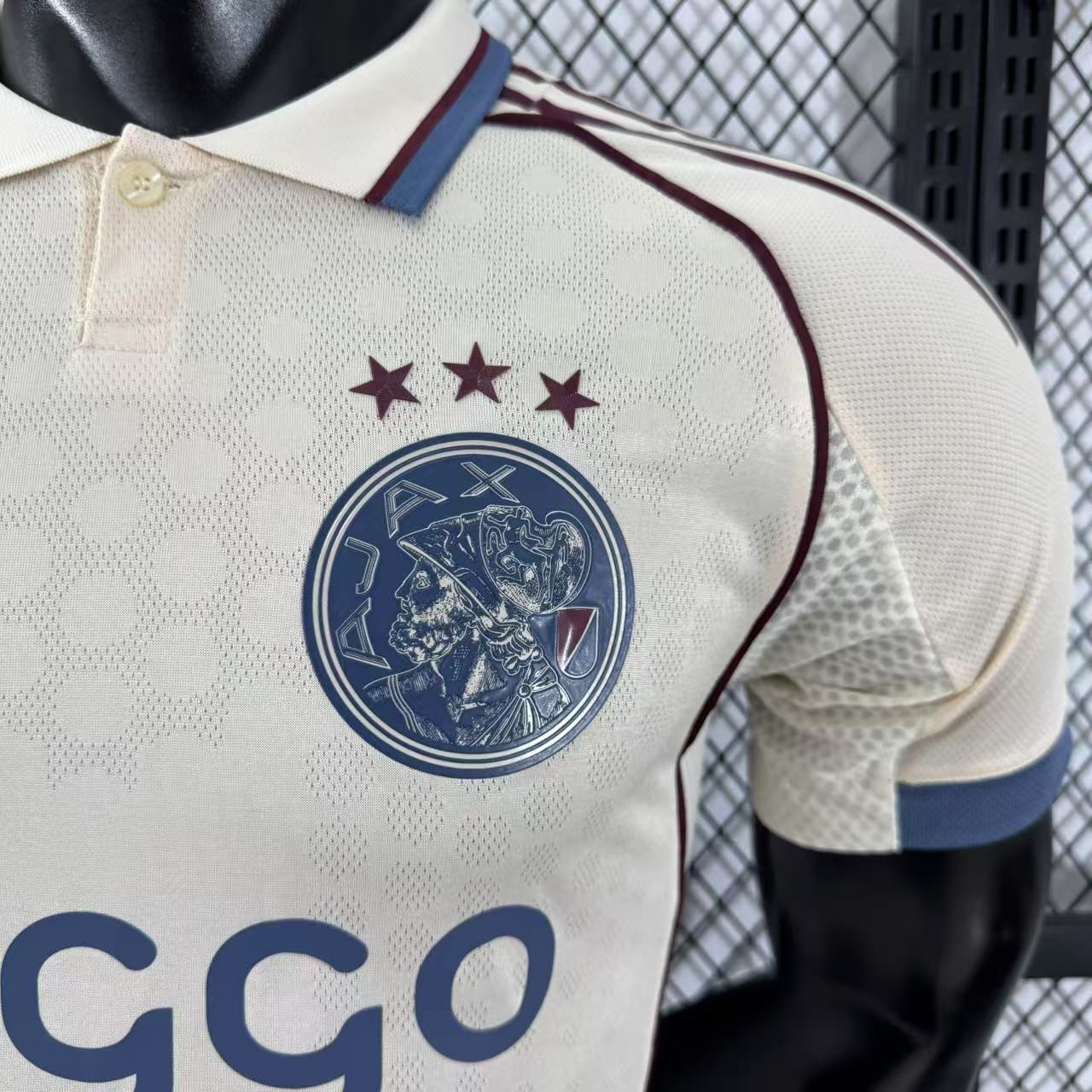 Camisa Ajax II 2025 Jogador Masculina - Bege
