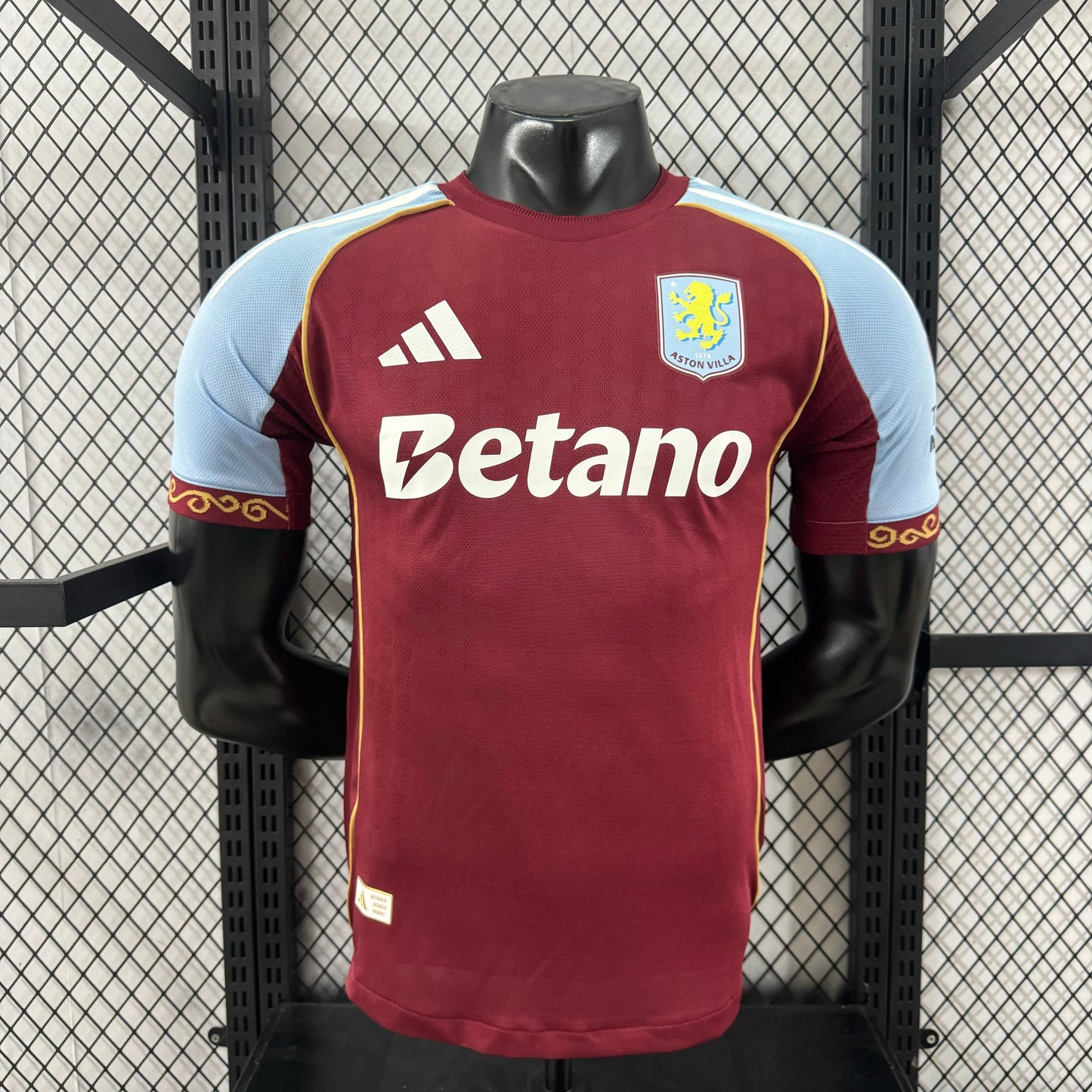 Camisa Aston Villa Home 2025/2026 Adidas Jogador Masculina