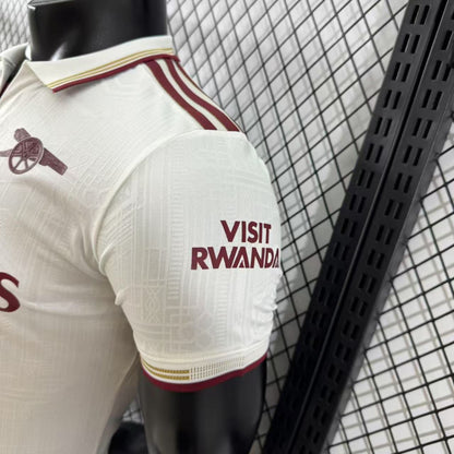 Camisa Arsenal 2025/26 - Jogador Masculina - Branca
