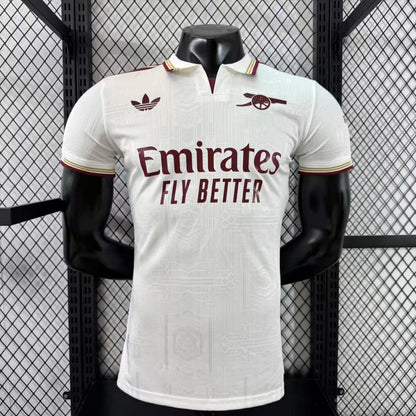 Camisa Arsenal 2025/26 - Jogador Masculina - Branca