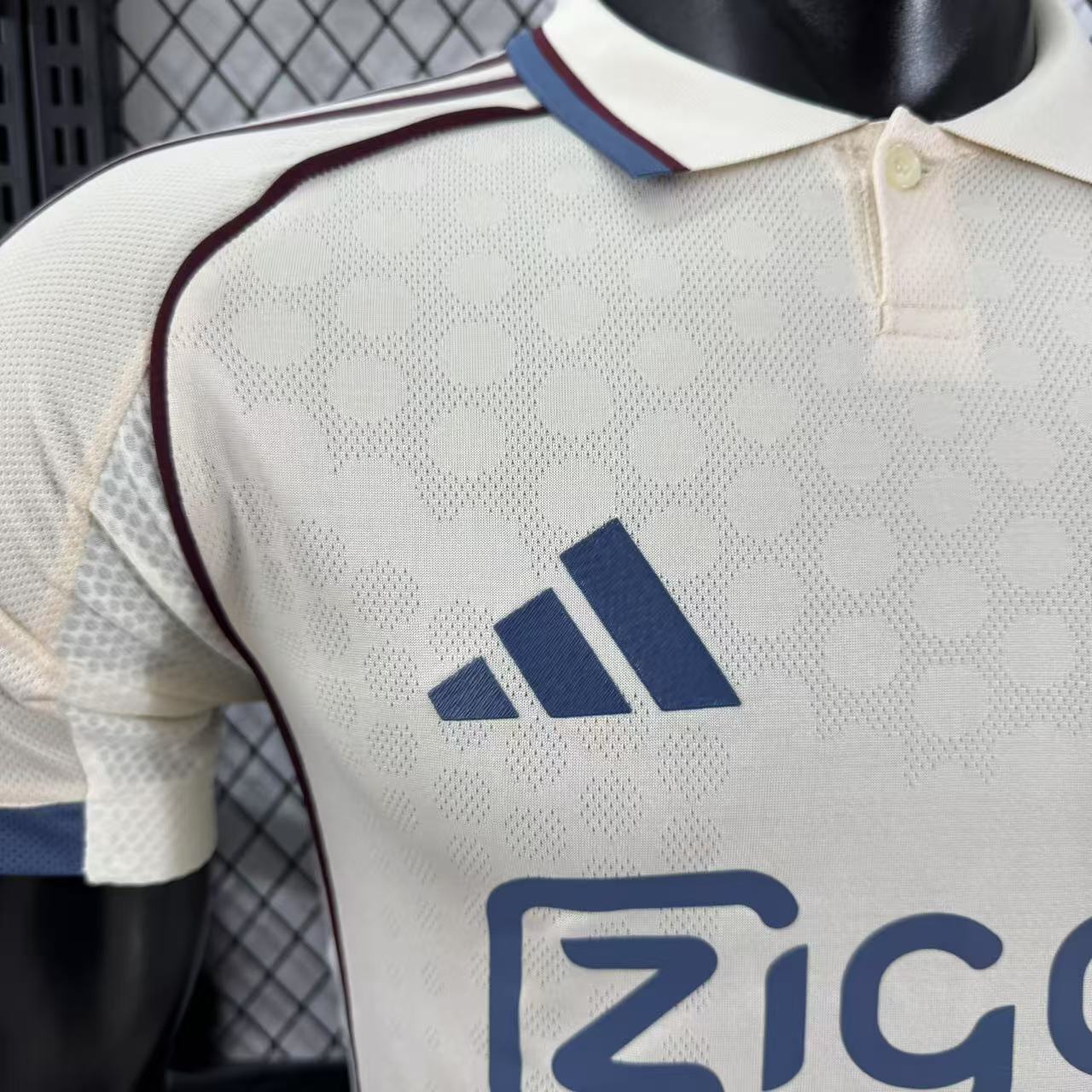 Camisa Ajax II 2025 Jogador Masculina - Bege