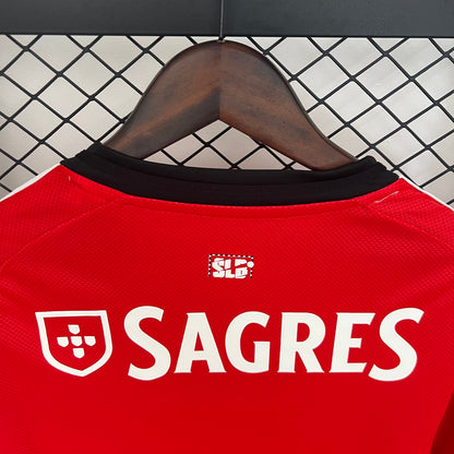 Camisola Principal Manga Comprida SL Benfica Torcedor Temporada 2025-2026