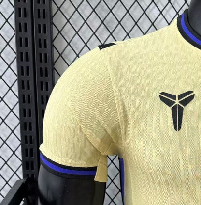 Camisa Barcelona II 2025 Jogador Masculina - Dourada