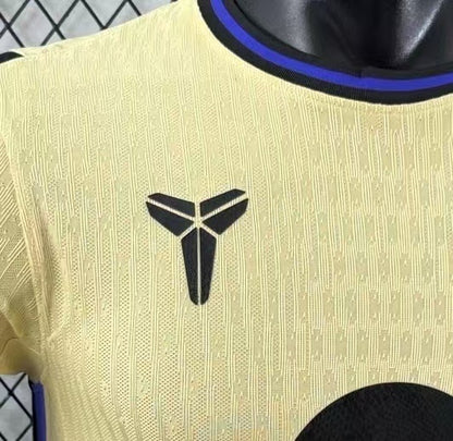 Camisa Barcelona II 2025 Jogador Masculina - Dourada